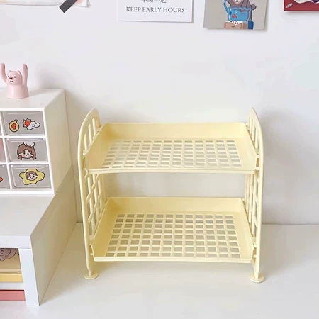 双层桌面置物架 文具杂物收纳